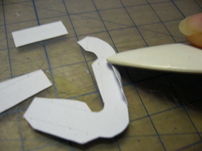 Marquage des plis au plioir