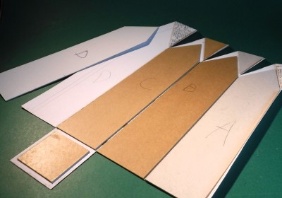 ...sauf le renfort D, tous les caissons sont installés...