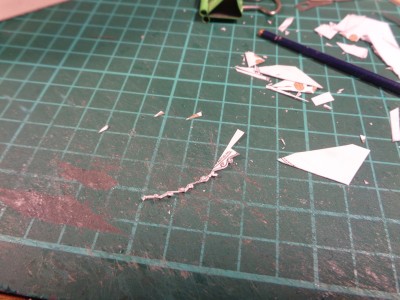 motif en relief de la proue