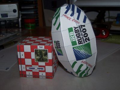 ballon de rugby coupe du monde 2007, crÃ©ation de VIPER
petit montage du soir.
peut etre le premier montage de ce modele.
Pour un debuatnt de la conception, il se debrouille bien VIPER.
fais nous en plein d'autre.

