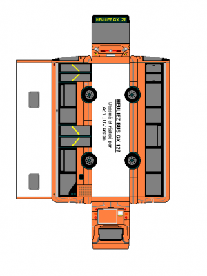 Paperbus ==> Heuliez Access'bus GX 127.
Paperbus.
Keywords: Bus Paperbus
