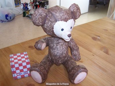 Teddy Bear
Je l'ai fait pour mon fils et j'ai pas fini car il veut les 3 autres modÃ¨les.

