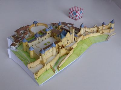 Château de Carcasonne d'Instant Durable
Imprimé en réduction au 1/540°
