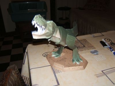t rex
voila le t rex que ma femme a fait pour essayÃ©,et elle a bien aimÃ©.
