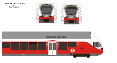 Train Stadler Flirt Train de Banlieue de Boudapest
